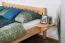 Bettgestell Buche 160 x 200 cm Natur