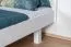 Doppelbett Buche Vollholz 116, Gästebett in Weiß, inkl. Lattenrost, Matratzenmaße 180 x 200 cm, modernes Design, einfache und schnelle Montage
