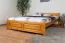 Jugendbett Kiefer massiv Vollholz Erlefarben 77, inkl. Lattenrost - Abmessung 160 x 200 cm (B x L)
