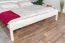 Doppelbett Kiefer Massivholz 85, Gästebett in Weiß, inkl. Lattenrost, Liegefläche 180 x 200 cm, stabil und langlebig, modernes Design