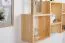 Hängeregal / Wandregal Kiefer massiv Vollholz natur Junco 288 - Abmessung: 50 x 130 x 20 cm (H x B x T)