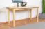 Runder Massivholz Esstisch 75x150 cm Kiefermassiv, Farbe: Natur