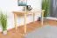 Runder Massivholz Esstisch 75x150 cm Kiefermassiv, Farbe: Natur