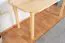Runder Massivholz Esstisch 75x150 cm Kiefermassiv, Farbe: Natur