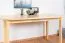 Runder Massivholz Esstisch 75x150 cm Kiefermassiv, Farbe: Natur