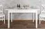 Eckiger ausziehbarer Esstisch Kiefer Junco 236A, Massivholz, in Weiß, 80 x 140 / 170 cm, Holztisch, modernes Design, stabil und robust