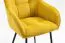 Stuhl Maridi 251, Farbe: Gelb - Abmessungen: 81 x 57 x 61 cm (H x B x T)