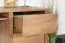 Schreibtisch Selun 11, Farbe: Eiche Dunkelbraun - 75 x 120 x 53 cm (H x B x T)