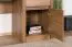 Schreibtisch Selun 11, Farbe: Eiche Dunkelbraun - 75 x 120 x 53 cm (H x B x T)