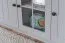Kommode Segnas 01, Farbe: Grau - 88 x 130 x 43 cm (H x B x T)