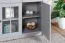 Kommode Segnas 01, Farbe: Grau - 88 x 130 x 43 cm (H x B x T)
