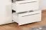 Kommode Siumu 12, Farbe: Beige / Beige Hochglanz - 85 x 107 x 45 cm (H x B x T)