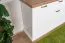 Kommode Lotofaga 11, Farbe: Weiß / Walnuss - 102 x 167 x 48 cm (H x B x T)