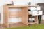 Kinderzimmer - Schreibtisch Benjamin 28, Farbe: Buche / Weiß - 74 x 125 x 60 cm (H x B x T)