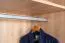 Drehtürenschrank / Kleiderschrank 18, Farbe: Buche / Weiß - 236 x 84 x 56 cm (H x B x T)