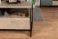 Couchtisch Bassatine 05, Farbe: Eiche rustikal / Schwarz - 109 x 61 x 53 cm (B x T x H)