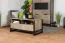 Couchtisch Bassatine 05, Farbe: Eiche rustikal / Schwarz - 109 x 61 x 53 cm (B x T x H)