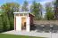 Gartenhaus G266 Schwedenrot - 28 mm Blockbohlenhaus, Grundfläche: 4,75 m², Pultdach