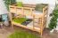 Stockbett 90 x 190 cm für Erwachsene "Easy Premium Line" K17/n, Buche Massivholz Natur lackiert, teilbar