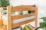 Stockbett 90 x 190 cm für Erwachsene "Easy Premium Line" K17/n, Buche Massivholz Natur lackiert, teilbar