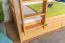 Stockbett 90 x 200 cm für Erwachsene "Easy Premium Line" K17/n inkl. 2 Schubladen und 2 Abdeckblenden, Buche Massivholz Natur lackiert, teilbar