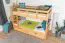 Stockbett 90 x 200 cm für Erwachsene "Easy Premium Line" K17/n inkl. 2 Schubladen und 2 Abdeckblenden, Buche Massivholz Natur lackiert, teilbar