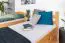 Stockbett 90 x 200 cm für Erwachsene "Easy Premium Line" K17/n inkl. 2 Schubladen und 2 Abdeckblenden, Buche Massivholz Natur lackiert, teilbar