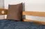 Etagenbett / Stockbett "Easy Premium Line" K19/n, Kopf- und Fußteil mit Löchern, Buche Vollholz massiv Natur - 90 x 190 cm (B x L), teilbar