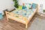 Hochbett 140 x 190 cm für Erwachsene "Easy Premium Line" K23/n, Buche Massivholz Natur lackiert, teilbar