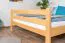 Hochbett 160 x 200 cm für Erwachsene "Easy Premium Line" K23/n, Buche Massivholz Natur lackiert, teilbar