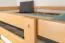 Etagenbett / Stockbett 120 x 200 cm "Easy Premium Line" K24/n, Kopf- und Fußteil gerade, Buche Massivholz Natur lackiert, teilbar