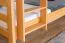 Stockbett mit Rutsche 80 x 200 cm, Buche Massivholz Natur lackiert, umbaubar in zwei Einzelbetten, "Easy Premium Line" K27/n