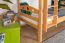 Stockbett mit Rutsche 80 x 200 cm, Buche Massivholz Natur lackiert, umbaubar in zwei Einzelbetten, "Easy Premium Line" K27/n