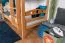 Etagenbett mit Rutsche 90 x 200 cm, Buche Massivholz Natur lackiert, teilbar in zwei Einzelbetten, "Easy Premium Line" K27/n