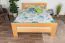 Doppelbett "Easy Premium Line" K6 in Überlänge, 140 x 220 cm Buche Vollholz massiv natur