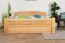 Doppelbett "Easy Premium Line" K7 inkl.1 Abdeckblende, 180 x 200 cm Buche Vollholz massiv Natur