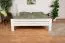Doppelbett "Easy Premium Line" K7 inkl.1 Abdeckblende, 180 x 200 cm Buche Vollholz massiv weiß lackiert