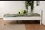 Doppelbett "Easy Premium Line" K7 inkl.1 Abdeckblende, 180 x 200 cm Buche Vollholz massiv weiß lackiert