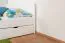 Doppelbett "Easy Premium Line" K7 inkl. 2 Schubladen und 1 Abdeckblende, 160 x 200 cm Buche Vollholz massiv weiß lackiert