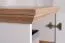 Schuhschrank Cuenca 10, Farbe: Eiche / Weiß - Abmessungen: 99 x 80 x 39 cm (H x B x T)