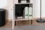 Vitrine Petkula 02, Farbe: Beige hell - Abmessungen: 190 x 55 x 40 cm (H x B x T), mit 2 Türen und 5 Fächern