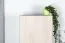 Jugendzimmer - Schrank Aalst 04, Farbe: Eiche / Creme / Schwarz - Abmessungen: 190 x 45 x 40 cm (H x B x T)