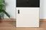 Jugendzimmer - Schrank Aalst 04, Farbe: Eiche / Creme / Schwarz - Abmessungen: 190 x 45 x 40 cm (H x B x T)