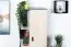 Jugendzimmer - Schrank Aalst 07, Farbe: Eiche / Creme / Schwarz - Abmessungen: 160 x 45 x 40 cm (H x B x T)
