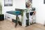 Jugendzimmer Regal für Bett Ohey 12, Farbe: Dunkelgrau / Hellgrau - Abmessungen: 75 x 94 x 25 cm (H x B x T)