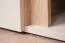 Moderner Kleiderschrank Fricourt 01, Beige / Eiche hell, 195 x 145 x 50 cm, mit 9 Fächern und 2 Kleiderstangen, ABS-Kanten, robust und langlebig