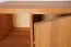 Hohe Kommode Kapiti 21 mit Soft Close System, ausgezeichnete Qualität, Kernbuche Massivholz geölt, Maße: 129 x 111 x 45 cm, vier Türen, eine Schublade