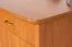 Schreibtisch Rosario 19, Farbe: Erle - 75 x 124 x 51 cm (H x B x T)