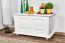 Truhe Kiefer massiv Vollholz Weiß 181 – Abmessung 50 x 87 x 46 cm (H x B x T)