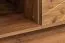 TV-Unterschrank Manase 06, Farbe: Eiche Braun / Weiß Hochglanz - 49 x 180 x 47 cm (H x B x T)